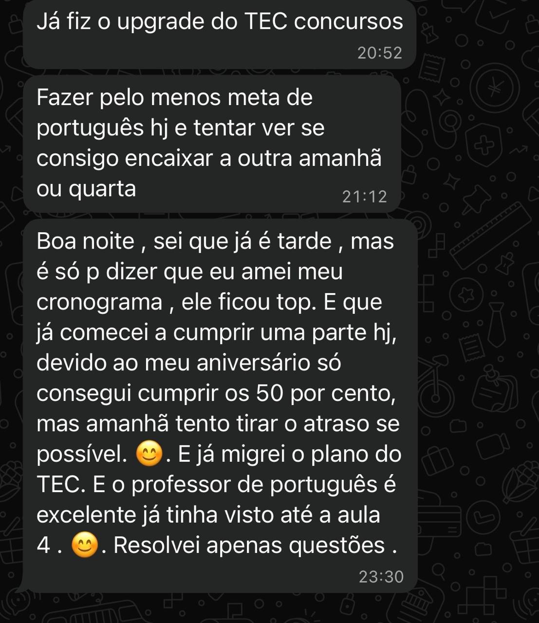 Prova social de aluno 2